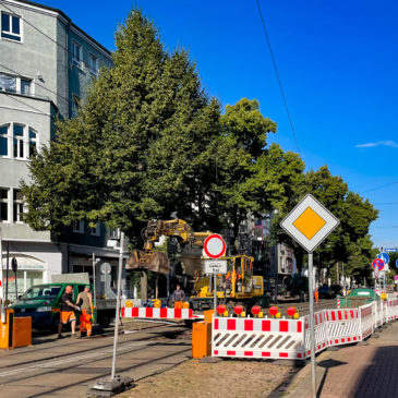 Teil der Olvenstedter Straße bis Ende Juli gesperrt