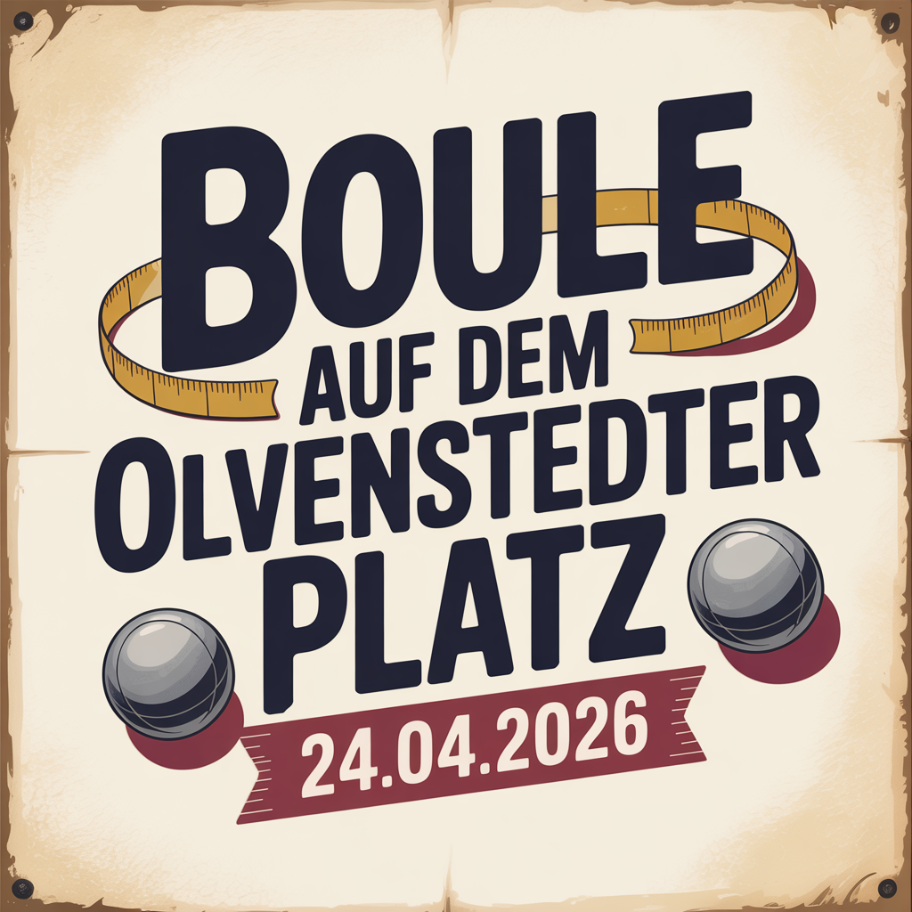 Boule auf dem Olvenstedter Platz