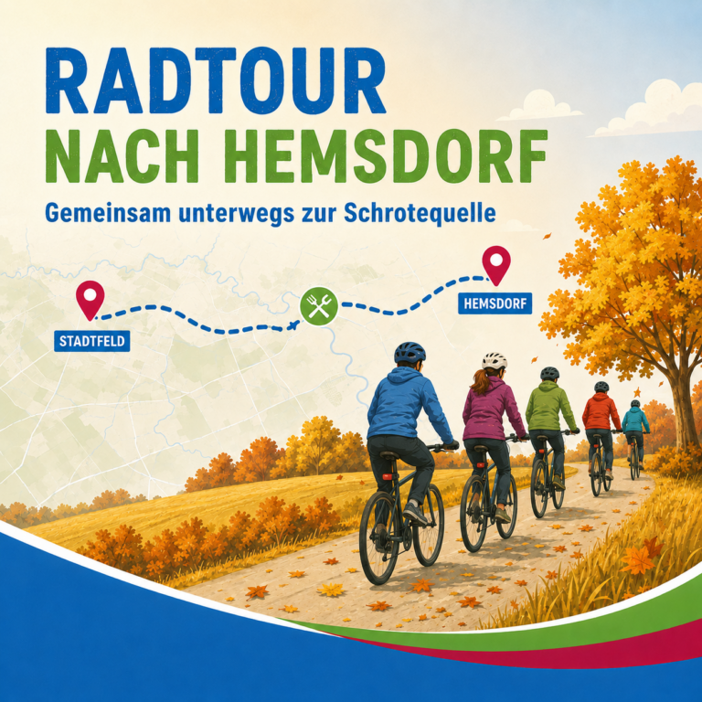 Gemeinsam zur Schrotequelle – Radtour nach Hemsdorf