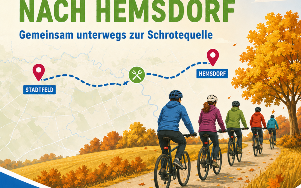 Gemeinsam zur Schrotequelle – Radtour nach Hemsdorf