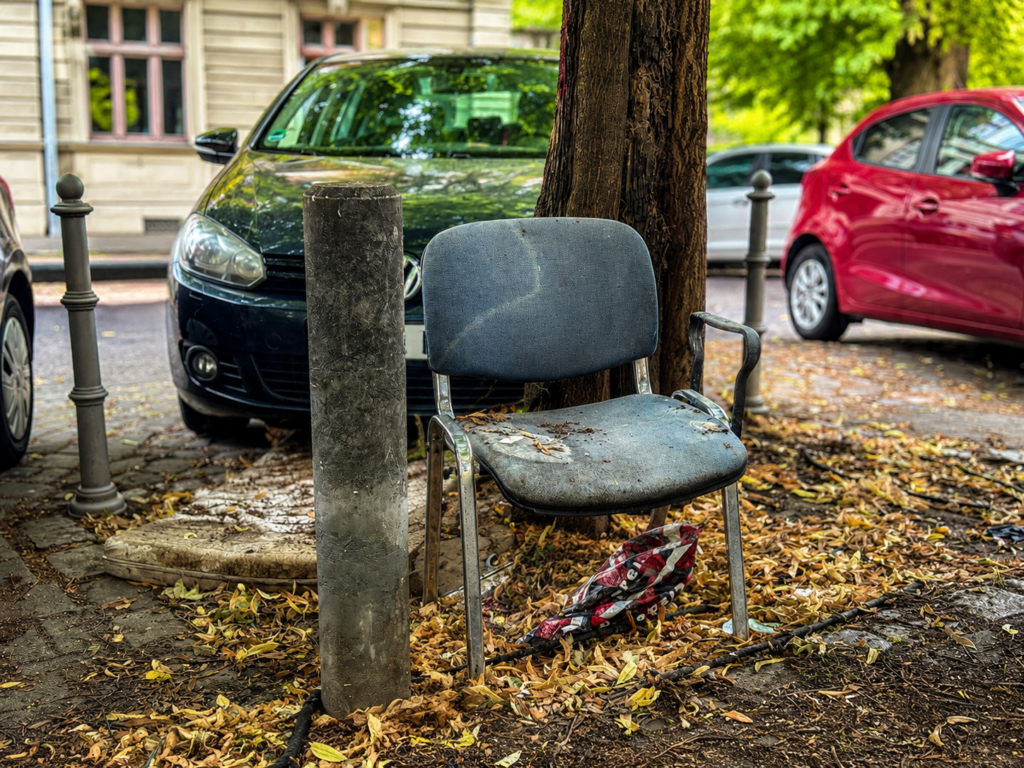 Müll in der Stadtfelder Immermannstraße